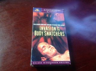 Invasion Of The Body Snatchers Vhs 1978 Classic Horror Sci Fi Monster Movie Pg