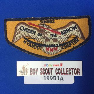Boy Scout Oa Siwinis Lodge 252 Wyandot Chapter Pocket Flap Patch Laac Ca