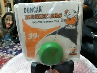 Vintage Duncan Beginners Wooden Yo - Yo 1044 In Package