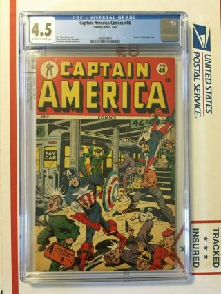 Captain America Comics 48_cgc 4.  5_schomburg - C_torch Story_vhtf_1945_oww Pages