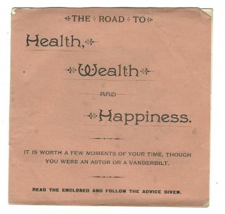 Old Advertising Booklet Health Wealth Happiness Gauze Door Ranges Cook Stoves