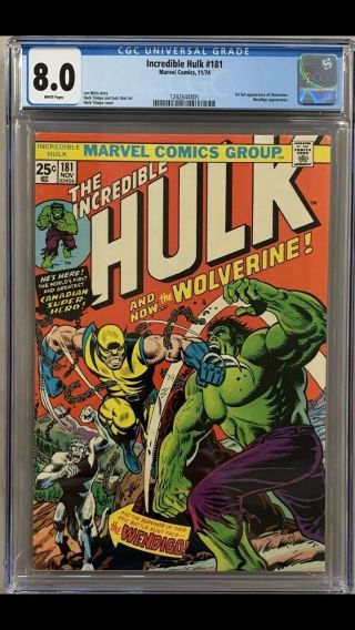 The Incredible Hulk 181 (nov 1974,  Marvel),  Incredible Hulk 181,  Marvel