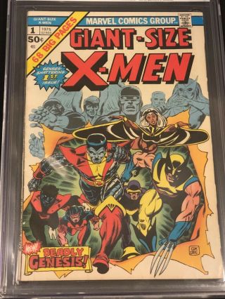 Giant - Size X - Men 1 1975 Cgc 6.  0 1st App Storm Nightcrawler Colossus - Wolverine