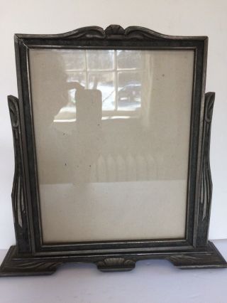 Vintage Art Deco Photo Frame,  Wood Which Swings