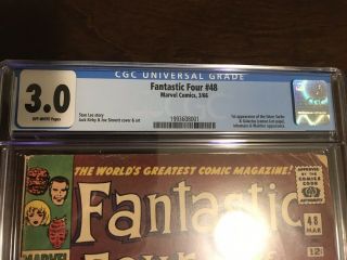 Fantastic Four 48 CGC 3.  0 3