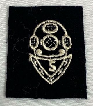 Wwii Us Navy Master Diver Rating Patch
