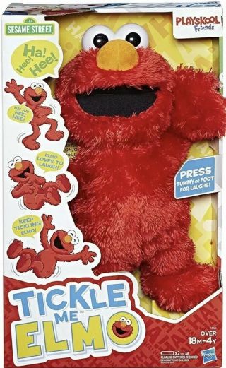 Playskool Friends Hasbro Sesame Street Tickle Me Elmo Plush Stuffed Toy