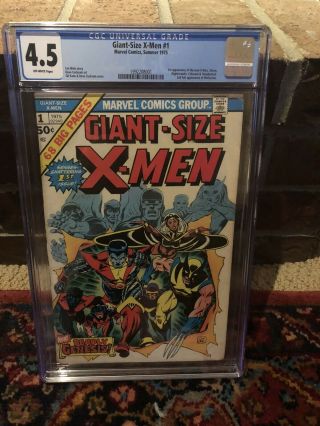 Giant - Size X - Men 1 ([july] 1975,  Marvel) Cgc 4.  5