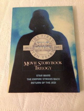 Star Wars The First Ten Years 1977 - 1987 Movie Storybook Trilogy Random House Sc