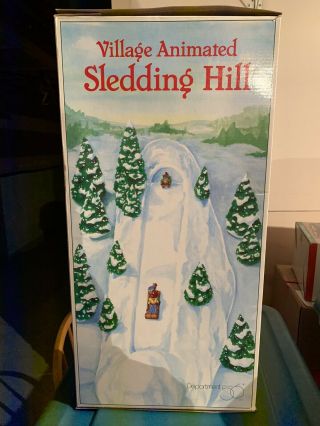 Dept 56 Animated Village Sledding Hill