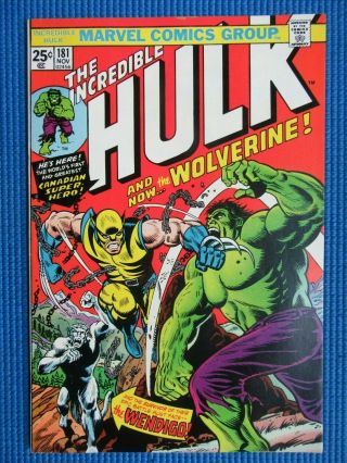 Incredible Hulk 181 - (nm) - 1st Full Appearance Of The Wolverine -