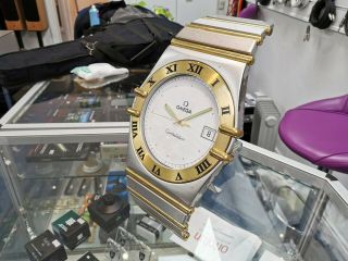 Vintage 1980 ' s OMEGA GIANT CONSTELLATION WATCH WINDOW DISPLAY MODEL 3
