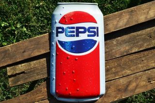 Pepsi - Cola Can Embossed Tin Metal Sign - 18 " X 10 " - Pepsi - Retro - Soda
