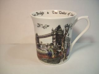 Old London Scene Coffee Mug Queen 
