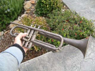 Vintage Yamaha Ytr - 739t Professional Level Trigger Trumpet Silver Finish