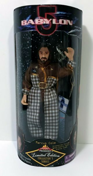 Star Trek Babylon 5 Action Figure Marcus Cole Limited Edition Display Stand