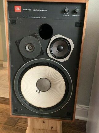 Vintage Pair Jbl 4312 Series Control Monitor Speakers