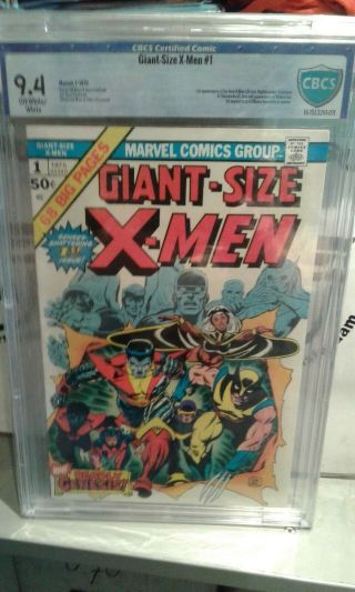 Giant - Size X - Men 1 ([july] 1975,  Marvel) - The Bronze Age Key Cbcs 9.  4