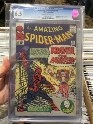 Spider - Man 15 Cgc 6.  5 1st Appearance Of Kraven Movie Coming Mcu Phase