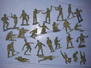 27 Different Poses Marx Battleground/ Iwo Jima,  Guns Of Navarone
