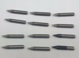 12 Spencerian Nibs - No.  1,  Marked Ivison Phinney & Co. ,  Double Elastic Flex