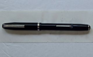 Vintage Esterbrook Double Jewel Black Fountain Pen With 2556 Nib