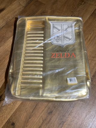 The Legend Of Zelda: Classic Gold Cartridge Backpack By Bioworld