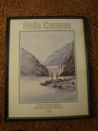 Hugh Mossman " Hells Canyon " Steelhead Fishing On The Snake River Below The Dam