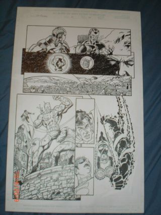 George Perez Art –avengers/jla Issue 2 (year 2003),  Page 14