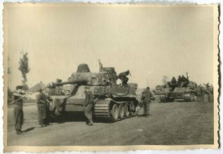 German Wwii Archive Photo: Panzer Vi Tiger Heavy Tanks