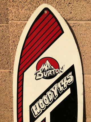 Vintage Burton Woody 145cm Snowboard 2