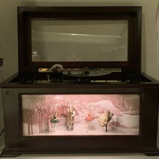 MR.  CHRISTMAS ANIMATED HOLIDAY SYMPHONIUM 10 DISC MUSIC BOX BALLET/WINTER SCENE 2