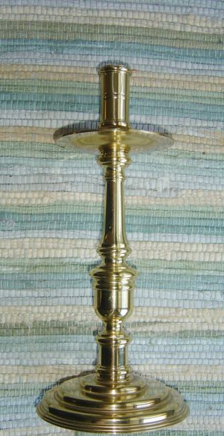 Baldwin Solid Brass Candlestick 13 Inches Tall Holiday Wedding Vgc