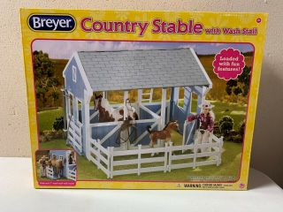 Breyer Country Horse Stable With Wash Stall Play Set