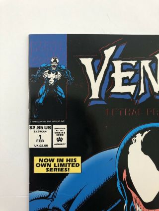 Venom: Lethal Protector 1 Black Error Variant 2
