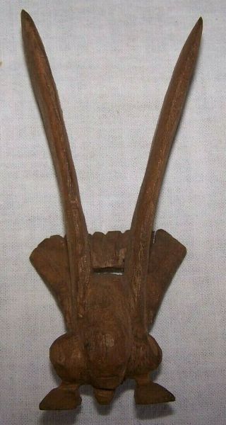 Vintage Wood Hand Carved Boy Scout Neckerchief Slide - Eagle - Unpainted