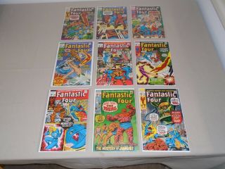 Fantastic Four (1961 1st Series) Issues 100 - 200 F To Vf Complete Run Plus More