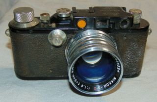 Vintage Leica Iii Ernst Leitz Wetzlar Drp Film Camera Estate Fresh S/n 166388