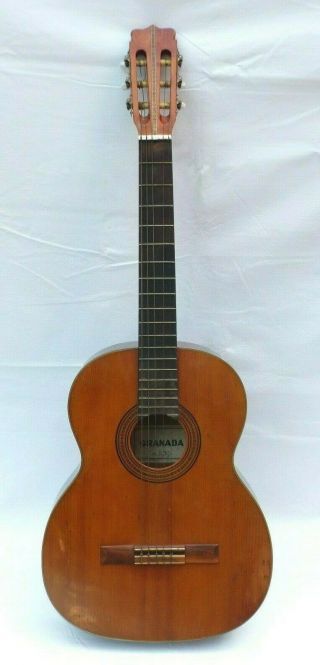 Vintage Granada Japanese Acoustic Guitar Made In Japan Minor Restoration 1970 