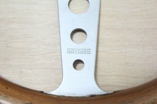 Vintage MOMO INDY Timber Wood Steering Wheel 350mm 35cm,  1986,  Made in Italy 2