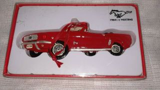 Kurt Adler 1964 1/2 Red Ford Mustang Car Christmas Ornament