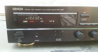 Vintage Denon Dra 335r 2 Channel 124 Watt Receiver Sounds Great