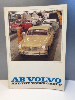 1965 Ab Volvo Booklet Cars,  Penta Boat Engines,  Tractors,  Laplander,  Bus,  Truck