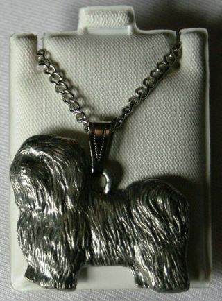 Havanese Dog Harris Fine Pewter Pendant W Chain Necklace Usa Made