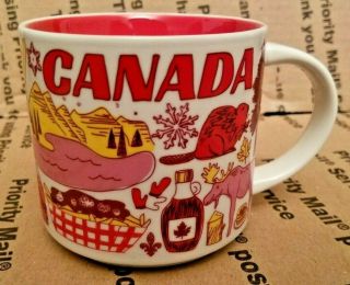 2018 Starbucks Been There Series Canada Coffee Tea Mug Cup 14 Oz Moose Maple