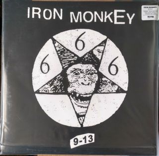 9 - 13 Iron Monkey Vinyl LP WHITE BLACK CLEAR TRI - COLOR w/PATCH /100 2