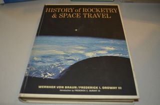 History Of Rocketry Space Travel Wernher Von Braun Apollo 11 Moon 1st 1966 Vtg