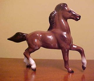 Hagen - Renaker Specialty Bay Wild Horse From Set 3357 - Ceramic Figurine