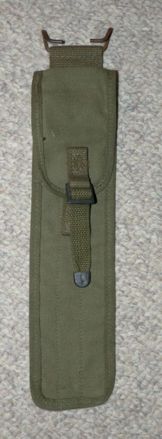 Ww2 Us Army Issue Od Canvas M1 Garand Rifle Cleaning Rod Case Dated 1944