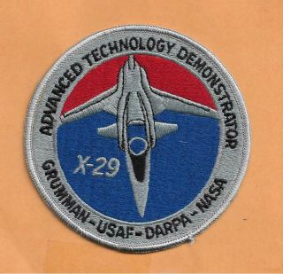 X - 29 Grumman Advanced Technology Demonstrator Nasa 4 " Space Patch